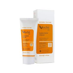 کرم ضد آفتاب مناسب پوست های خشک و معمولی +SPF50 (بدون رنگ) وُچه